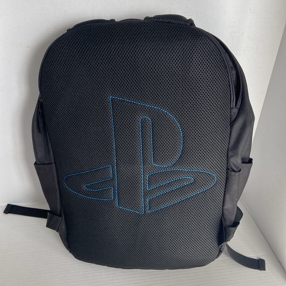 Rare Sony PlayStation PS5 PS4 Gamer Backpack Bioworld Bookbag - Picture 2 of 10
